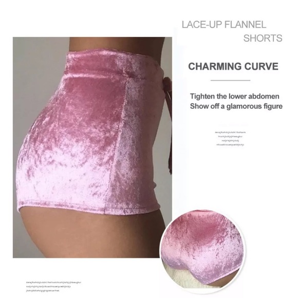 Mini High Waist Running Yoga Gym Shorts - Picture 10 of 10